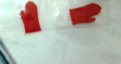975 winter holiday mitts